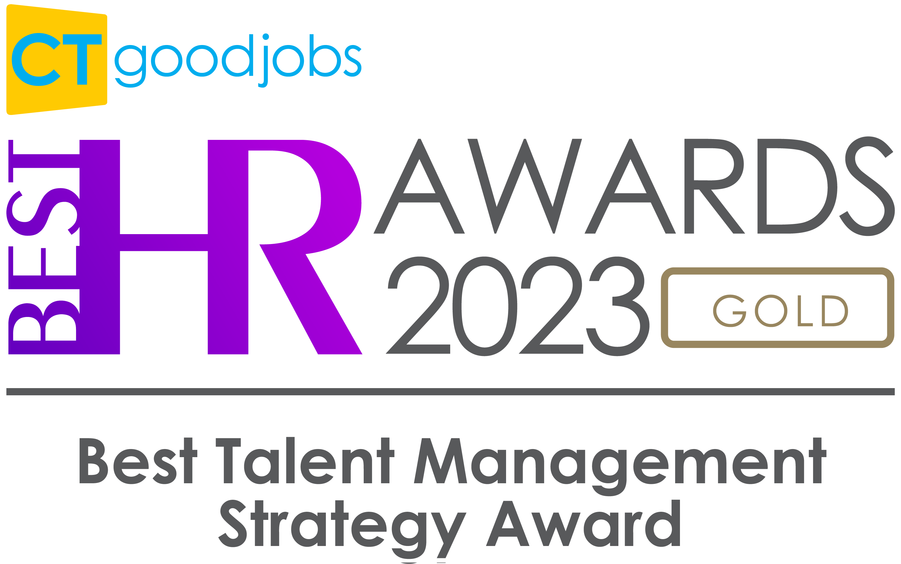 CTgoodjobs Best HR Awards 2023 Gold — Best Talent Management Strategy Award