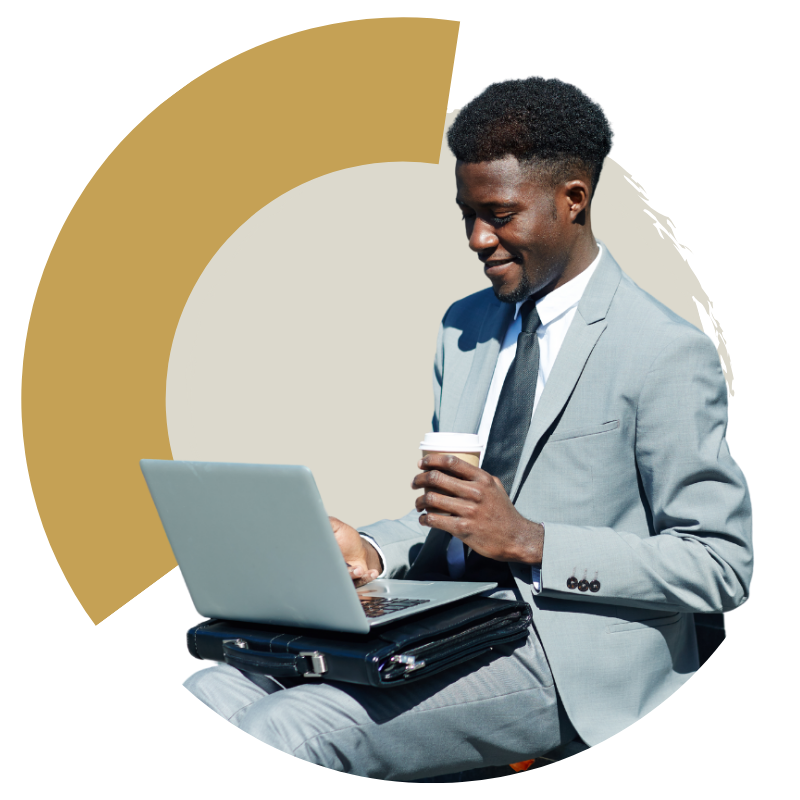 Professional exploring career opportunities